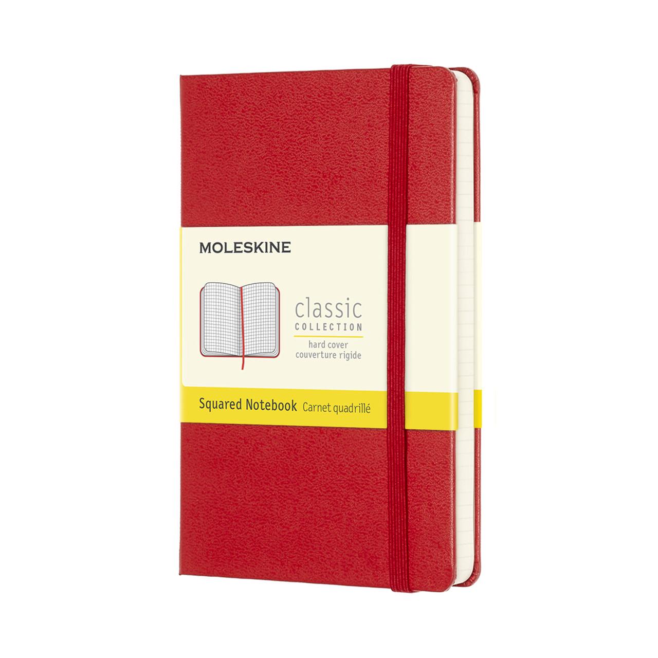 Блокнот Moleskine Classic карманный 9х14 см 192 страницы в клетку красный (9788862930291)