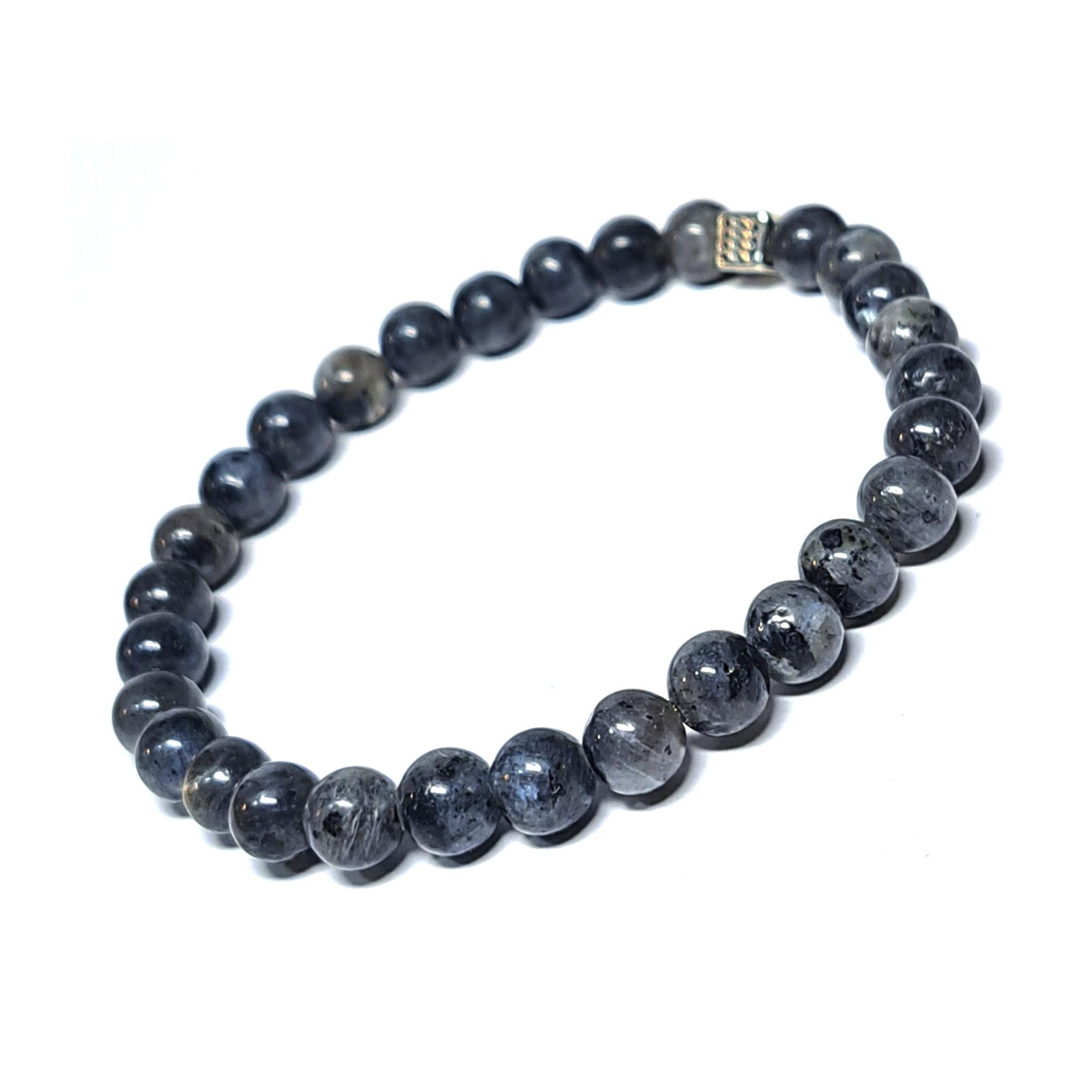 Браслет DARSANA Миник из натурального камня лабрадор d бусин 6 мм (DRSU005329)