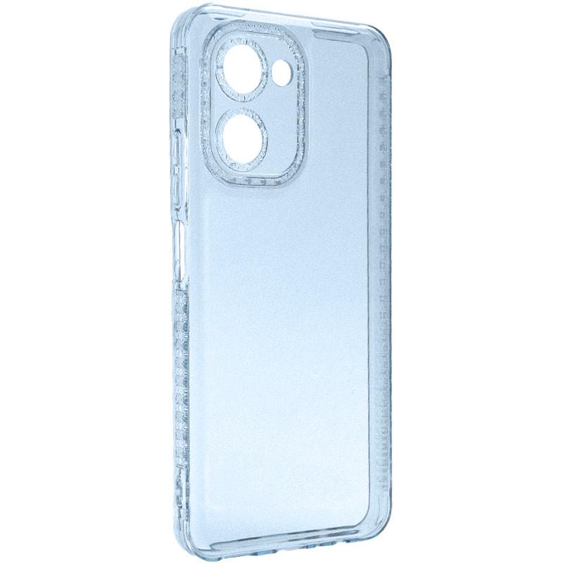 Противоударный Чехол TPU Starfall Clear для Realme C33 Голубой