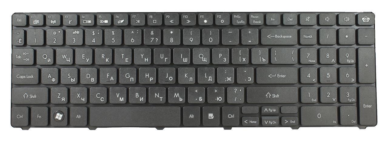 Клавиатура для ноутбука Acer Packard Bell Easynote LM85 матовая (KB.I170G.189)