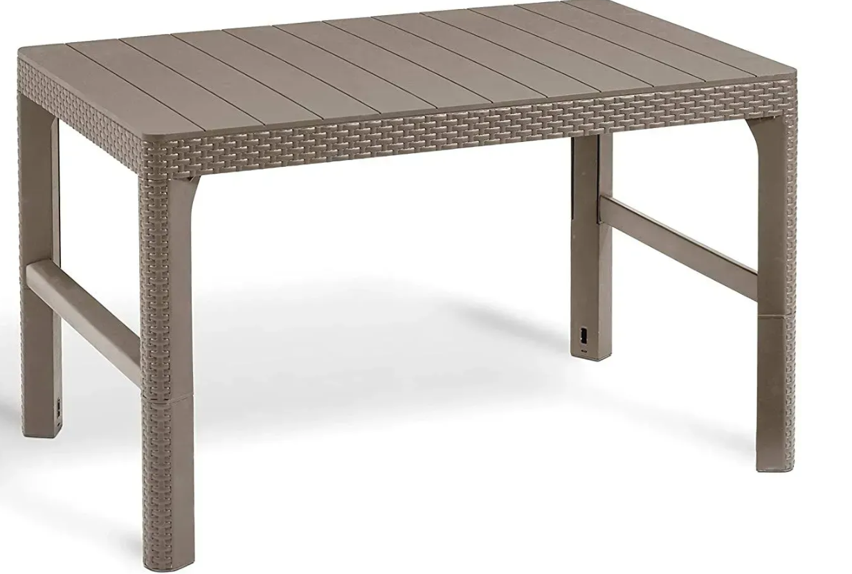 Стол для сада Keter Lyon раскладной Капучино (232296)