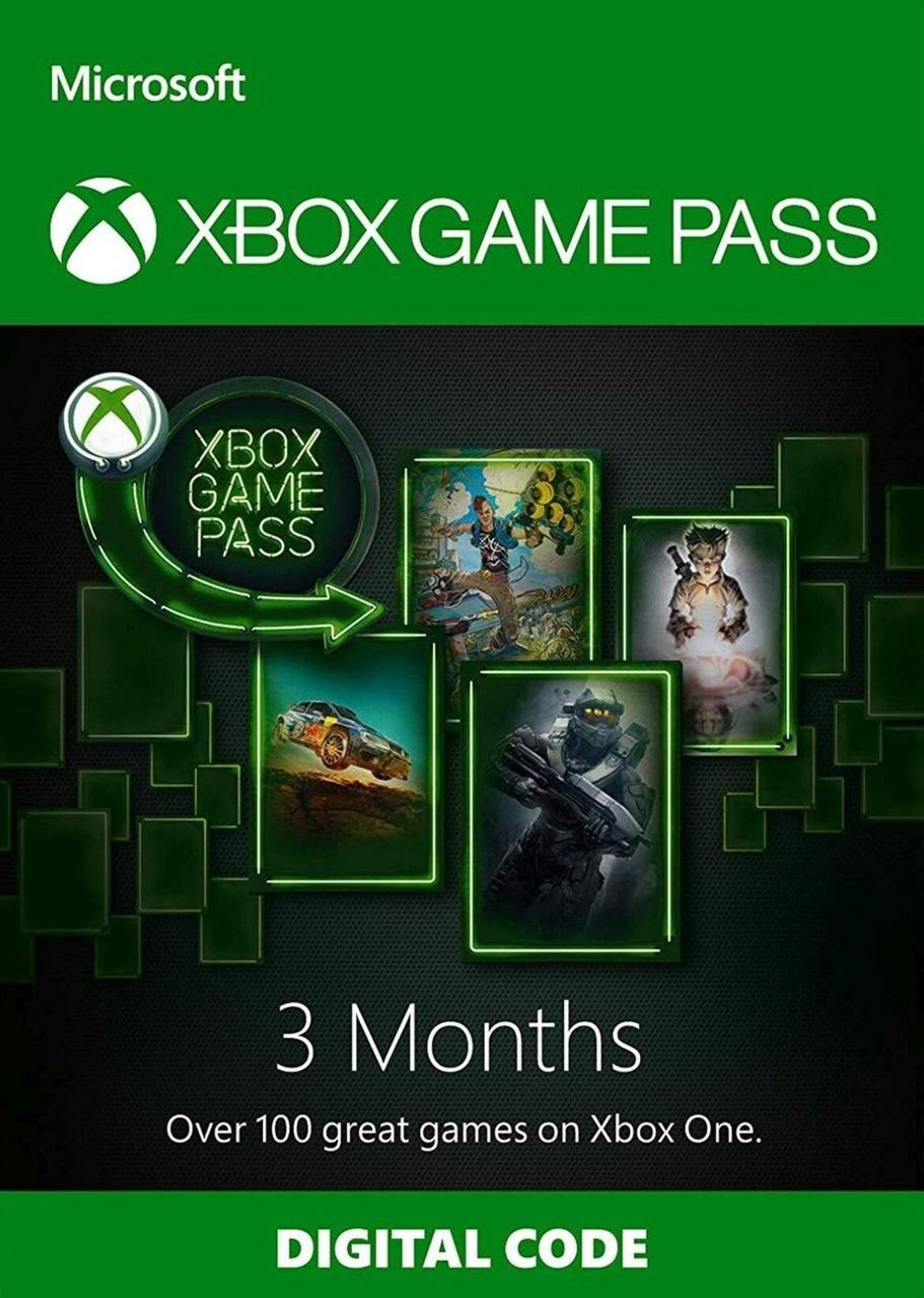 Электронный код-подписка Xbox Game Pass на 3 месяца Xbox One/Series для всех регионов и стран