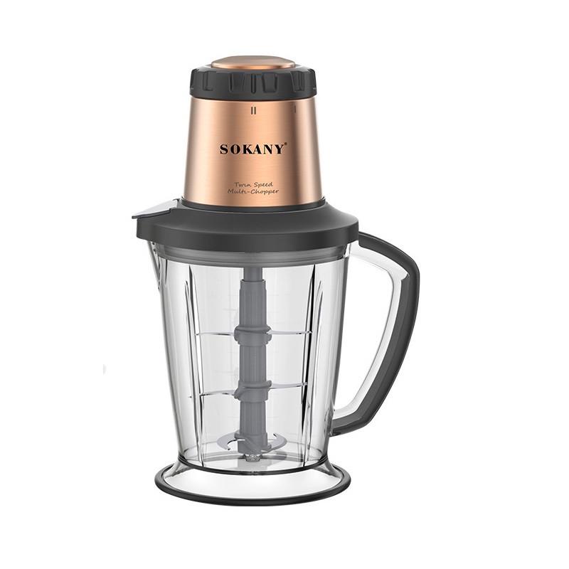 Чопер измельчитель Sokany SK-7039 с чашей объемом 2 л. Бронзовый (2355584678) Чопер измельчитель Sokany SK-7039 с чашей объемом 2 л. Бронзовый (2355584678)