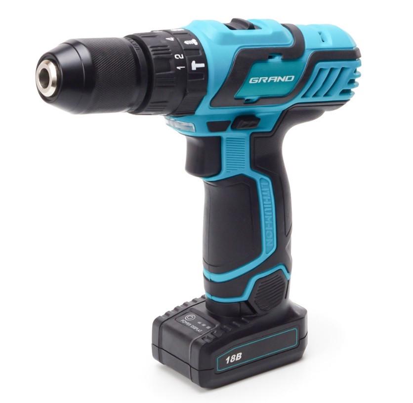 Дрель аккумуляторная ударный Grand ДА-18У