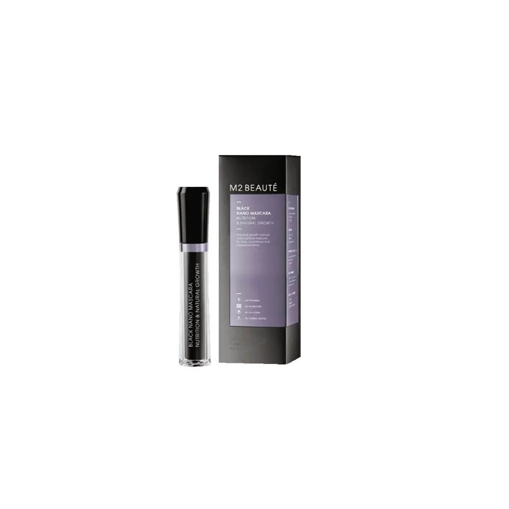 Туш-догляд Nano з CU-пептидом для вій M2Beaute Black Nano Mascara Nutrition&Natural Growth +25% 6 мл Туш-догляд Nano з CU-пептидом для вій M2Beaute Black Nano Mascara Nutrition&Natural Growth +25% 6 мл