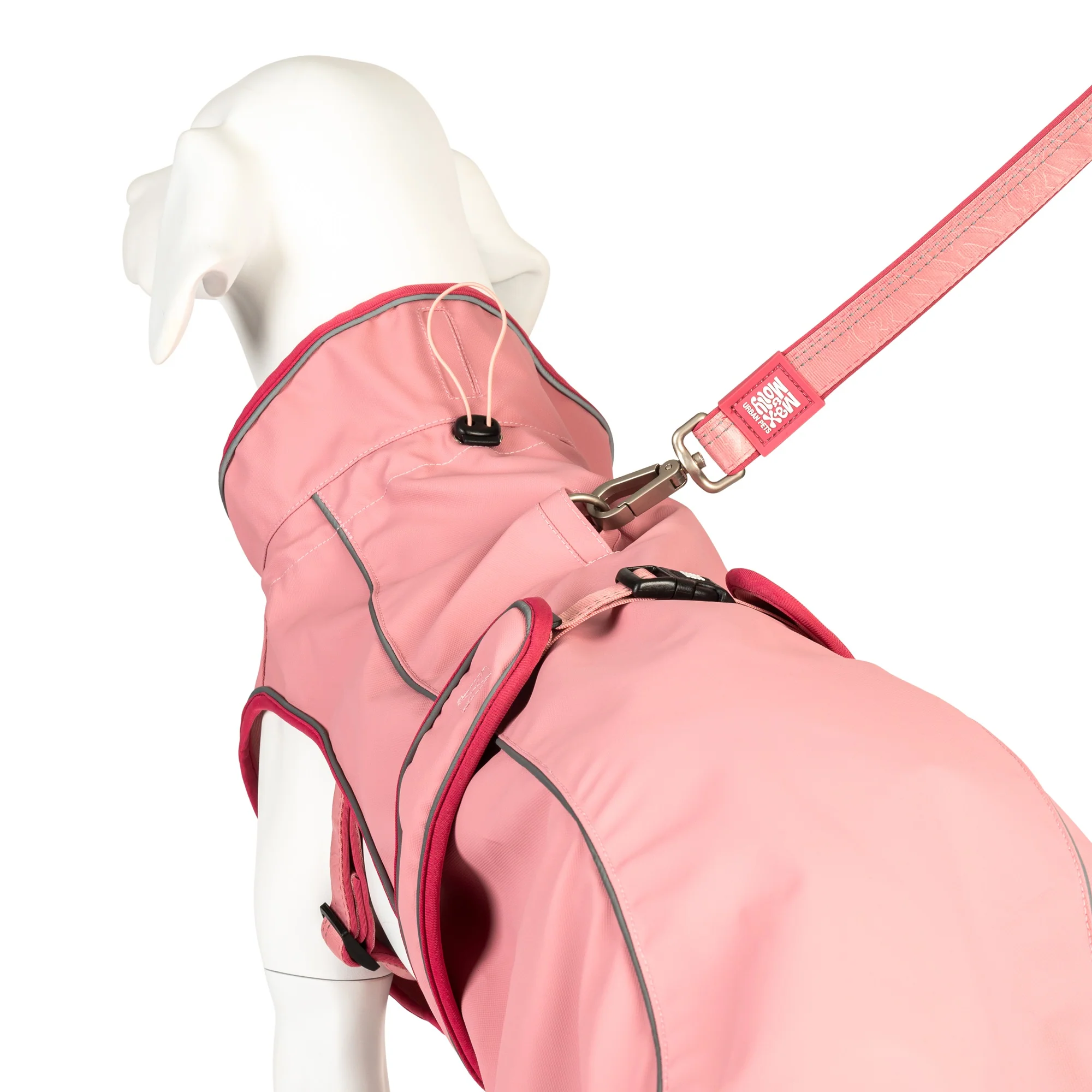 Дощовик для собак Max & Molly Raincoat Matrix 2.0 S Rose (2670646526) - фото 3