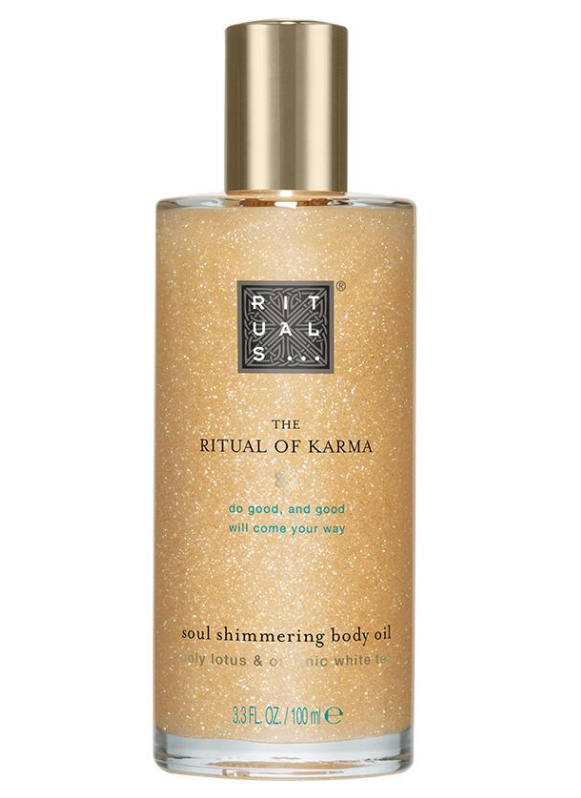 Масло для тела с шиммером RITUALS The Ritual Of Karma питание и сияние кожи 100 г (45479)