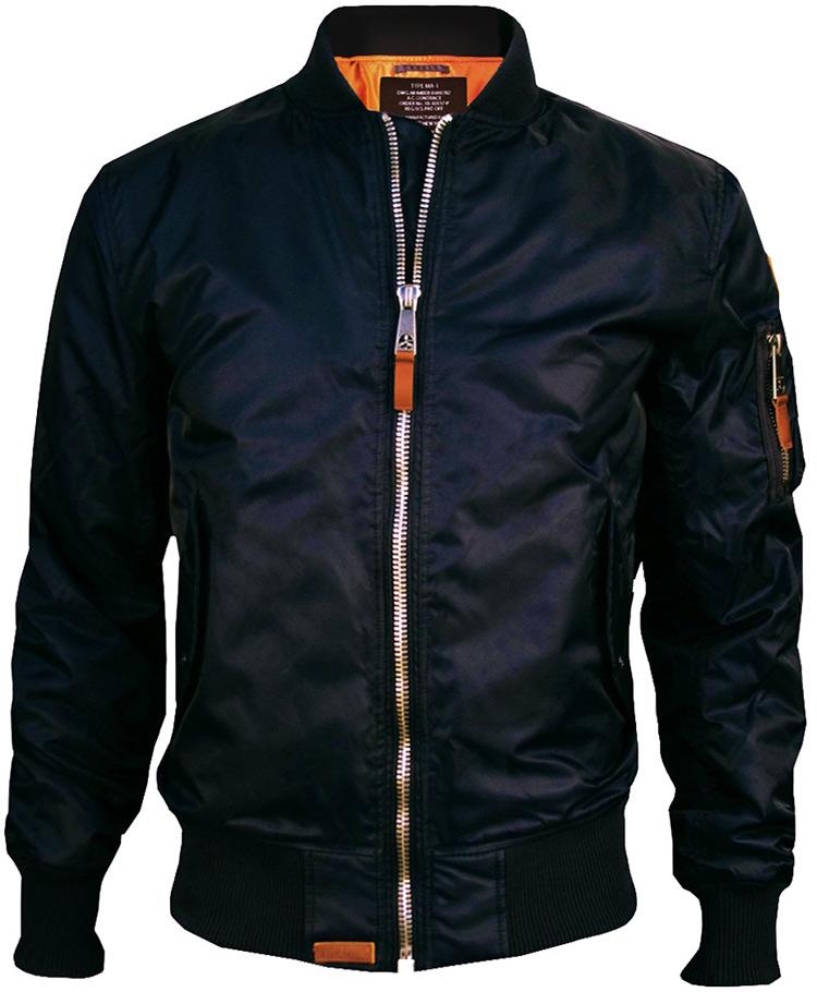 Бомбер Top Gun MA-1 Bomber Jacket XS Black (TGJ1540) - фото 1