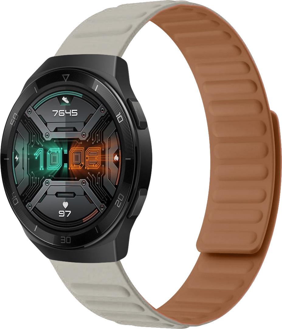 Ремешок Magneter для Huawei Watch GT2e 46 мм Beige (26639-34)