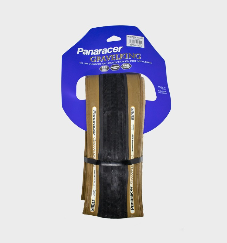 Покрышка GRAVELKING Slick Panaracer Tubed 700x26C Black/Brown