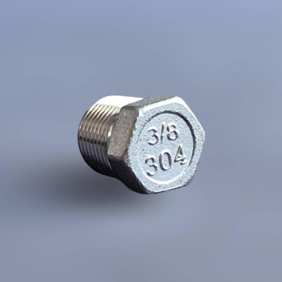 Заглушка різьбова шестигранна DN10 BSPP н/ж сталь AISI304 Class-150 зовнішня різьба 3/8" (29203058) - фото 3 Заглушка різьбова шестигранна DN10 BSPP н/ж сталь AISI304 Class-150 зовнішня різьба 3/8" (29203058) - фото 3
