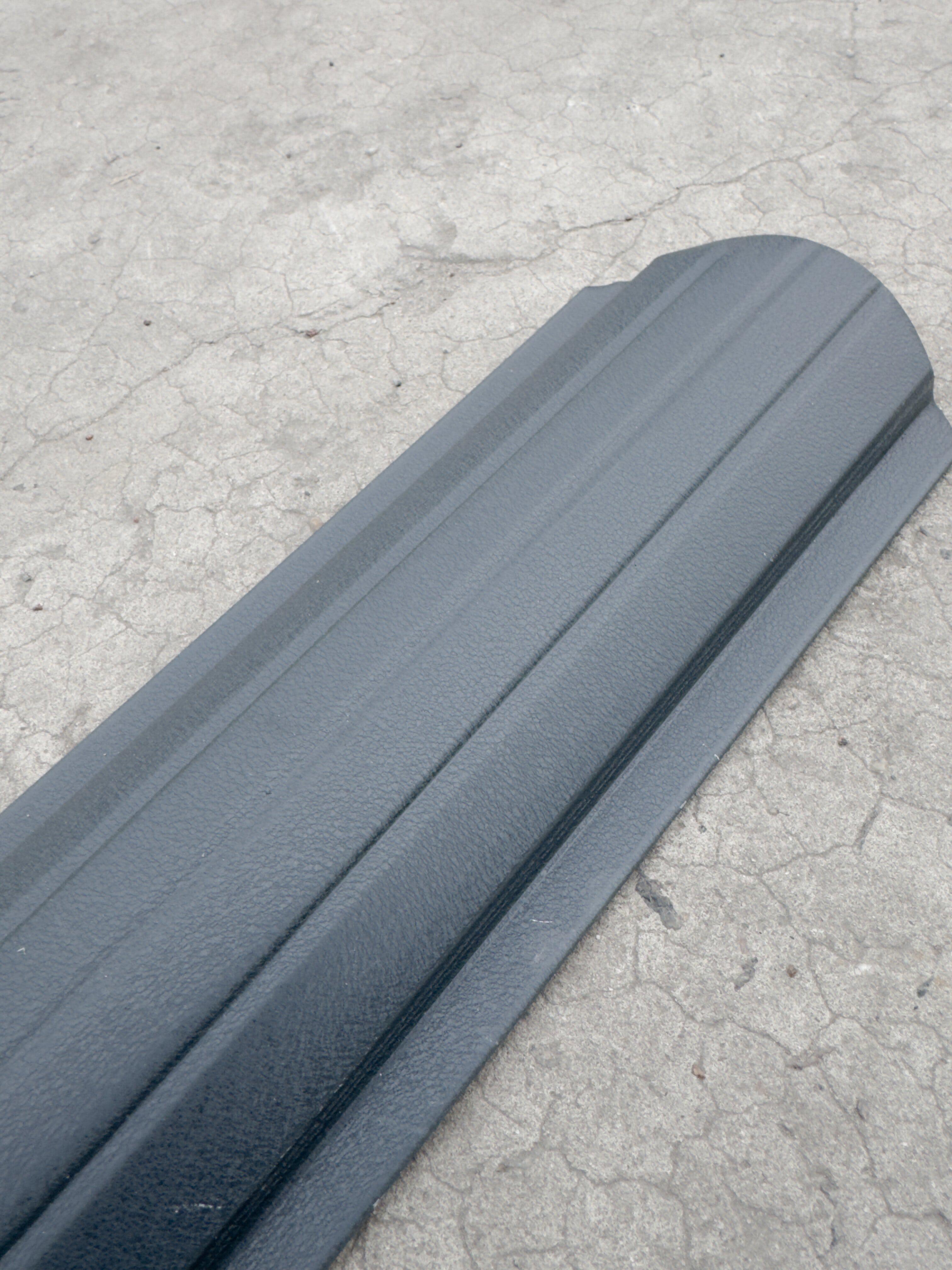 Євроштахетник напівкруглий Astra-company 1200х102х0,38 мм RAL 7024 мат Графітово-сірий