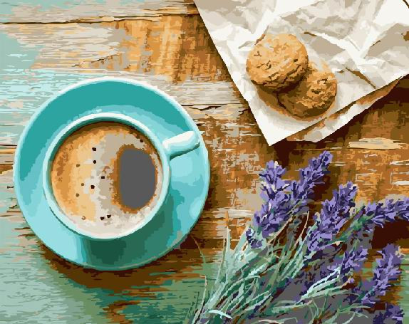 Картина по номерам Brushme Лавандовое утро (GX21514)