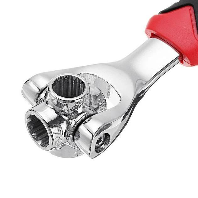 Ключ торцевой Universal Socket Wrench SmartUs 48в1 с вращающейся головкой (V4426) - фото 6