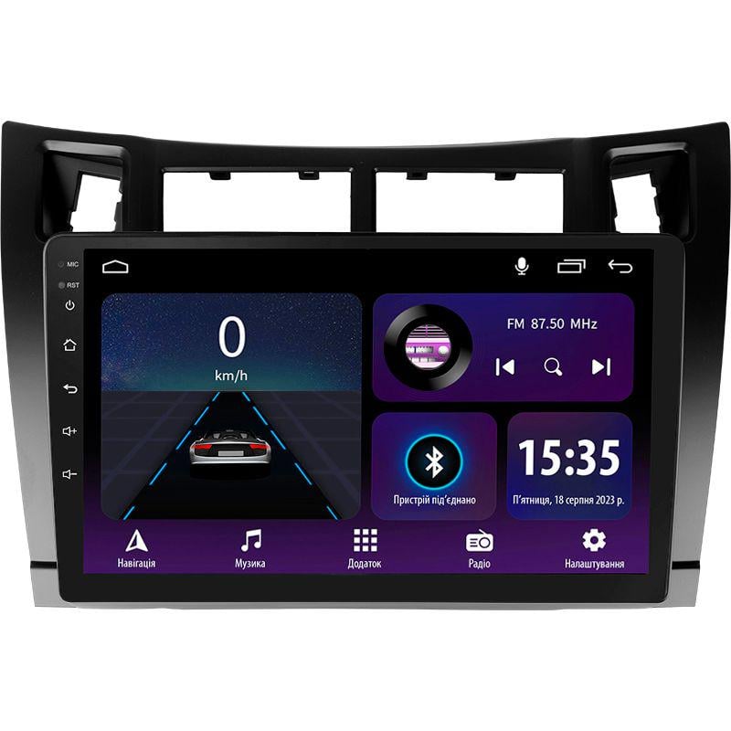 Штатная магнитола Sigma E9232 2/32 GB для Toyota Yaris XP90 2005-2012 г. F1 9" (AR-83088)