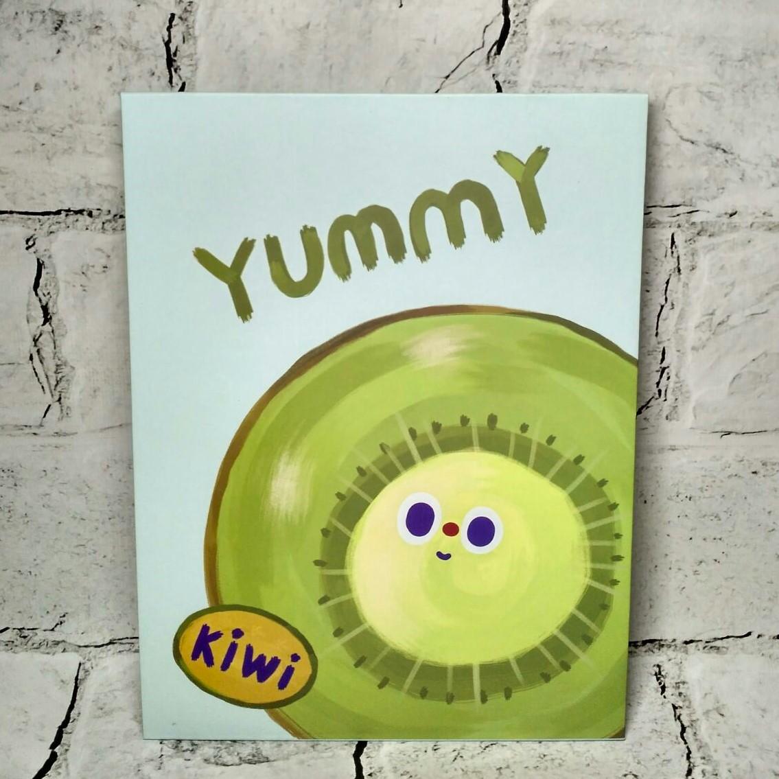 Зеркало косметическое настольное/дорожное Киви 26х19,6 см Голубой (507-1)