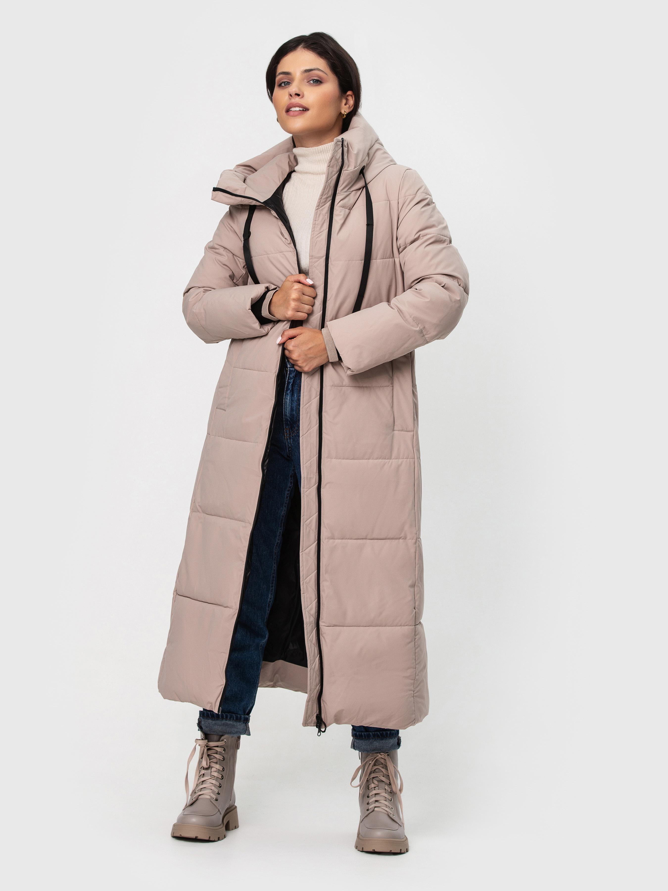 Куртка зимняя Towmy XL Бежевый (3307-2) - фото 4 Куртка зимняя Towmy XL Бежевый (3307-2) - фото 4