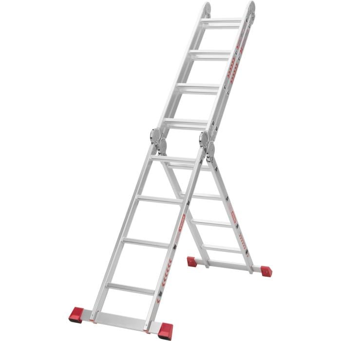 Лестница-трансформер алюминиевая Квітка PRO HD 4x4 ступеньки (110-9604)