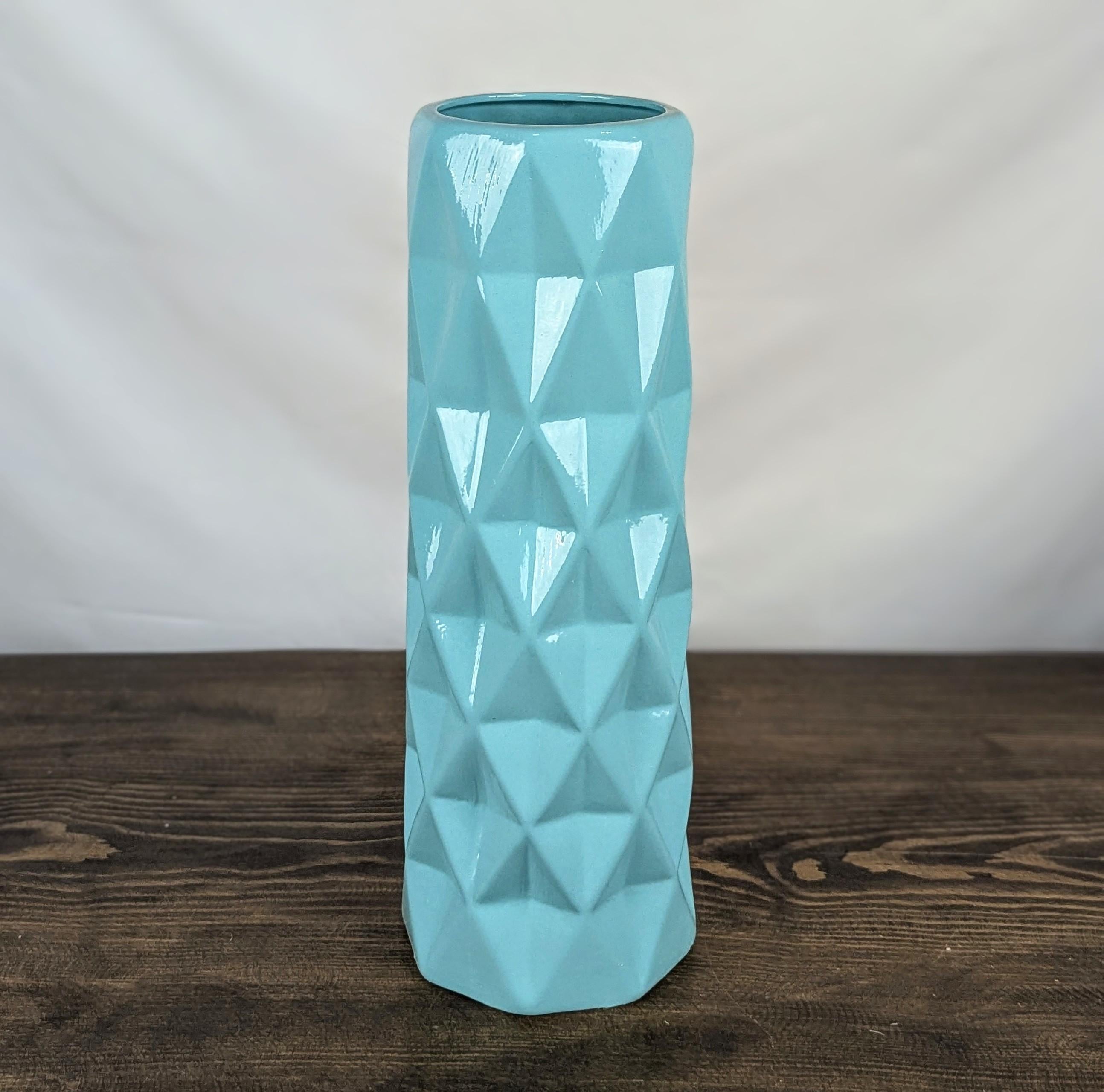 Ваза Nana ceramics Поли 41 см Бирюзовый