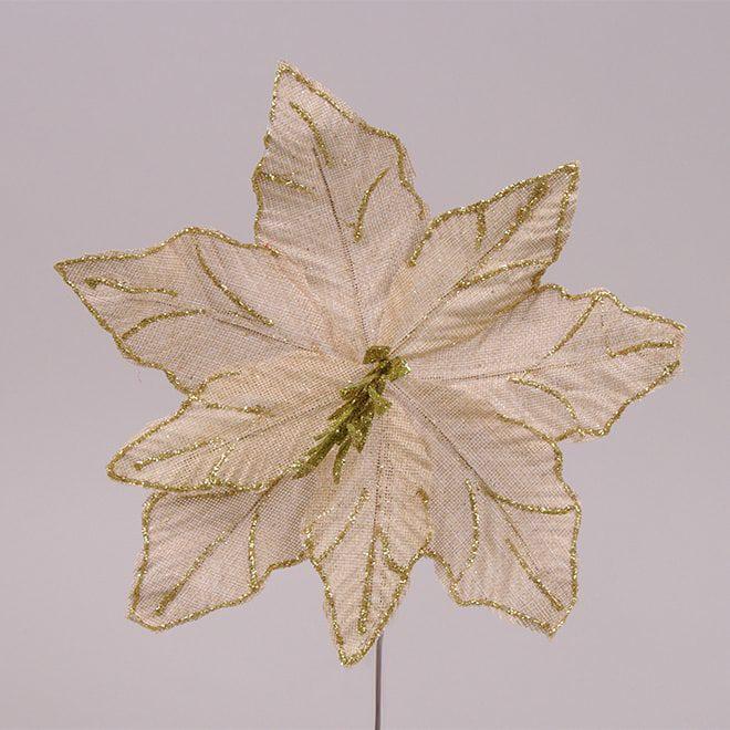 Декоративный цветок Flora Пуансеттия (75368) Декоративный цветок Flora Пуансеттия (75368)