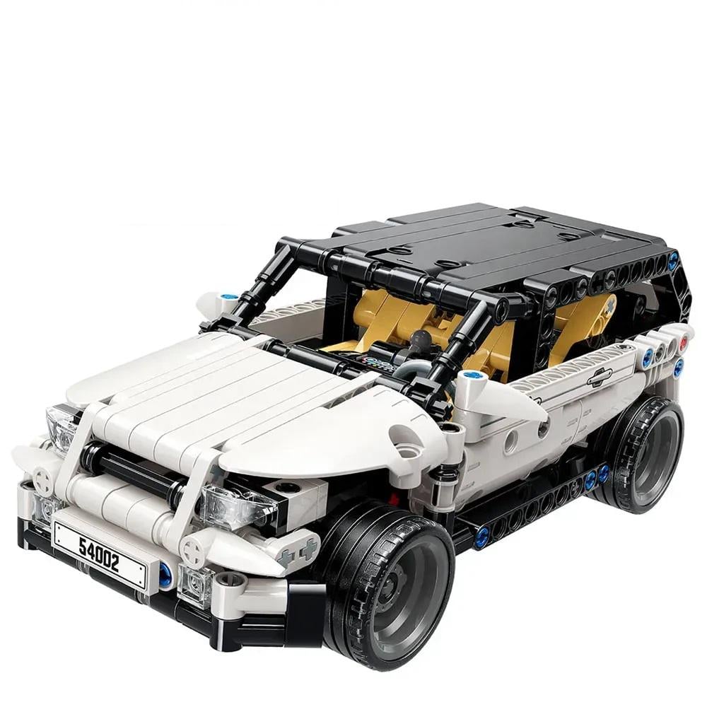 Конструктор QMAN Внедорожник на радиоуправлении из пластика на 415 дет. Белый (150-98-MP54002)