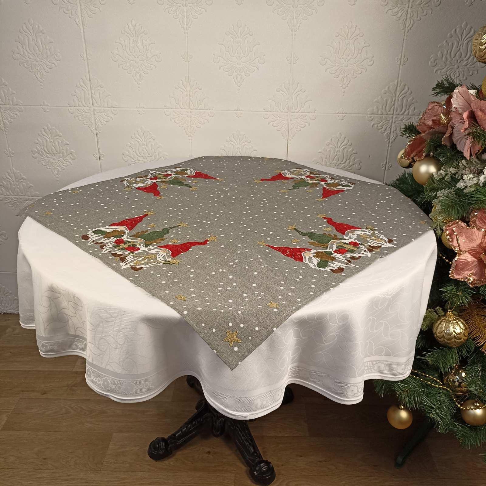 Салфетка новогодняя H0275-1B 85х85 см (CN36881)
