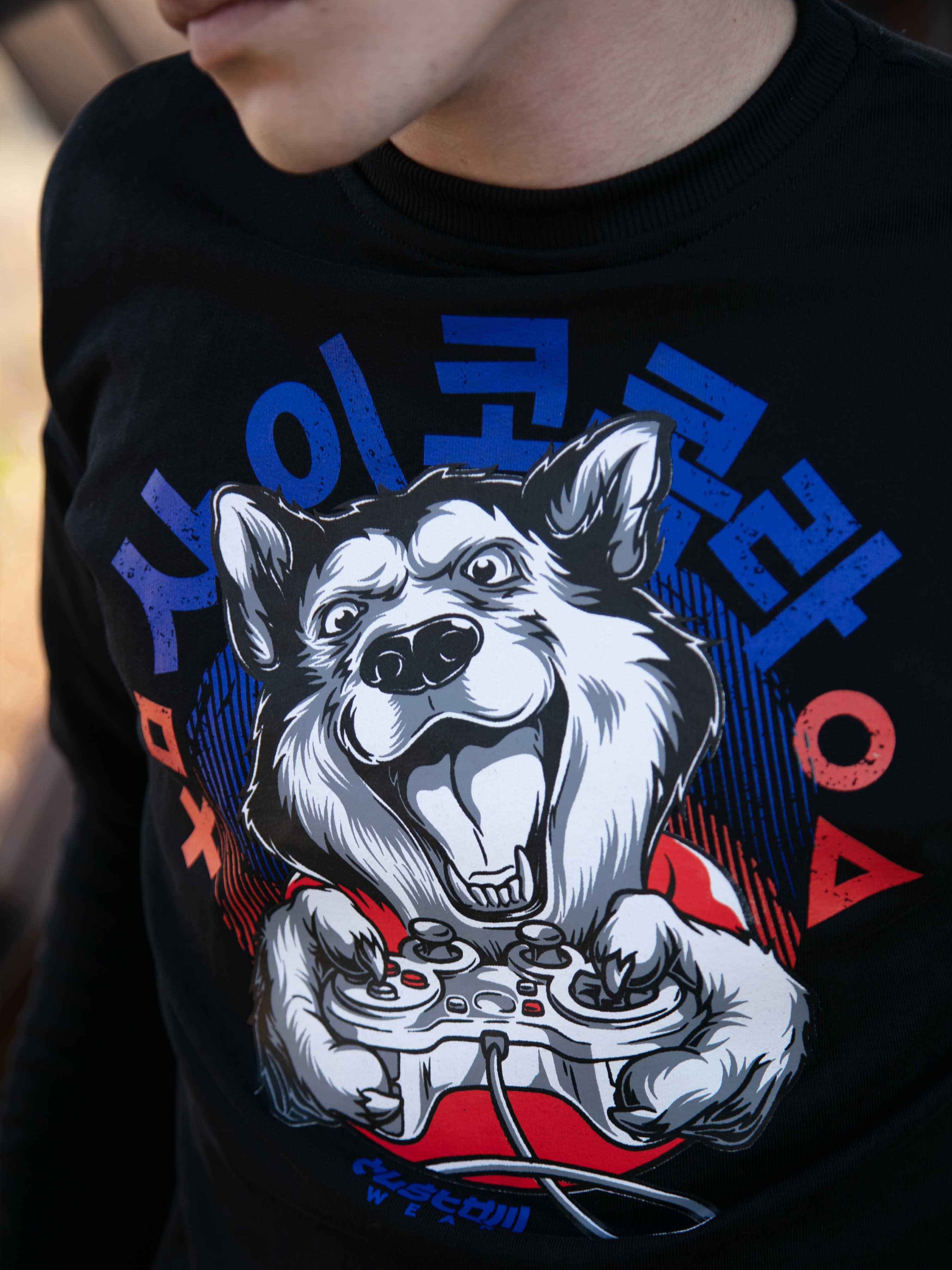 Свитшот без начеса Custom Wear Husky S Черный (611350) - фото 2