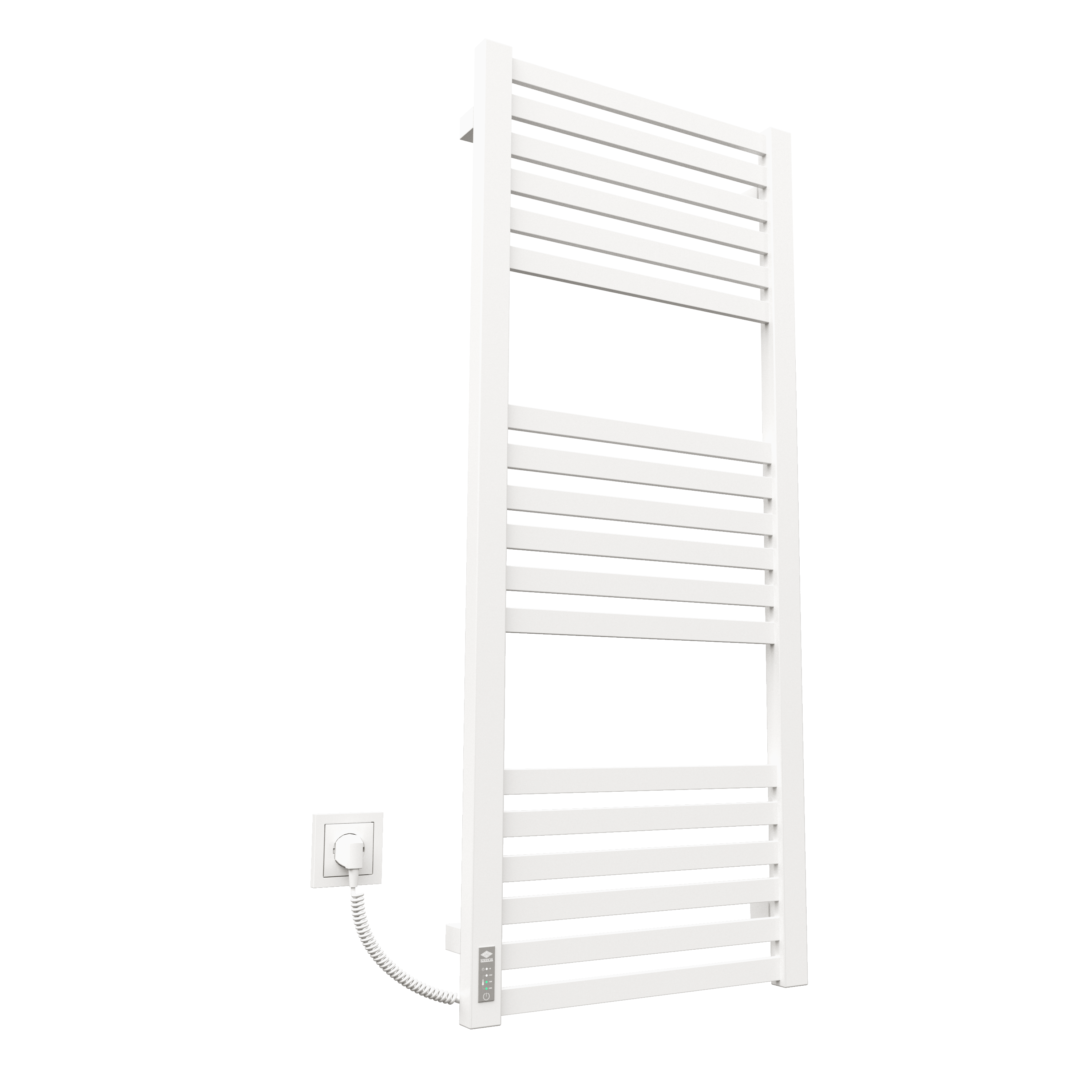 Полотенцесушитель KOSSER Герда 1200х500 мм EL с таймеромом Белый (ДГ04ELW)