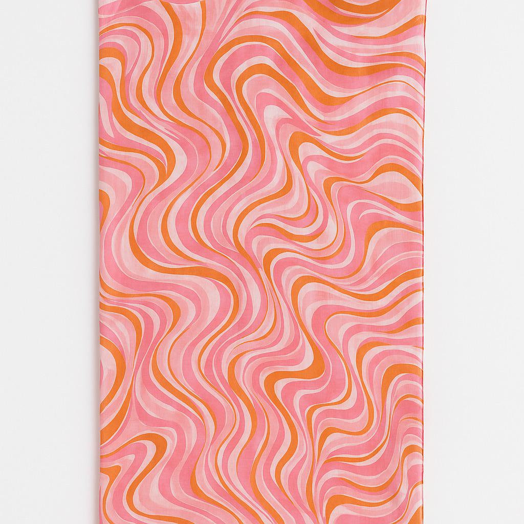 Шарф H&M 27413 one size Розовый