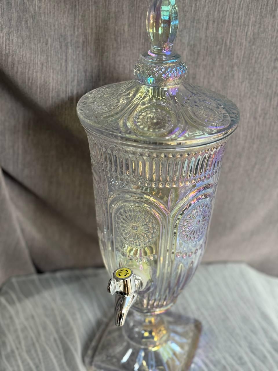 Лимонадница стеклянная TS Kitchen 2 л Прозрачный хамелеон (HP4173) - фото 3 Лимонадница стеклянная TS Kitchen 2 л Прозрачный хамелеон (HP4173) - фото 3