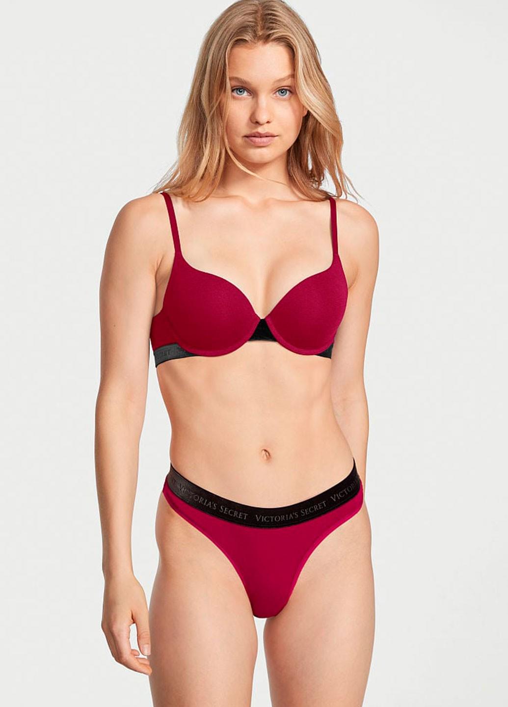 Женские трусы Victoria's Secret 3560000234183QFKXL XL Бордовый (61380497)