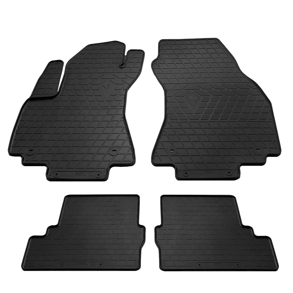 Автоковрики Stingray Opel Antara 2006-Zafira A F75 1999-2005 4 шт. Черный (1387227859)