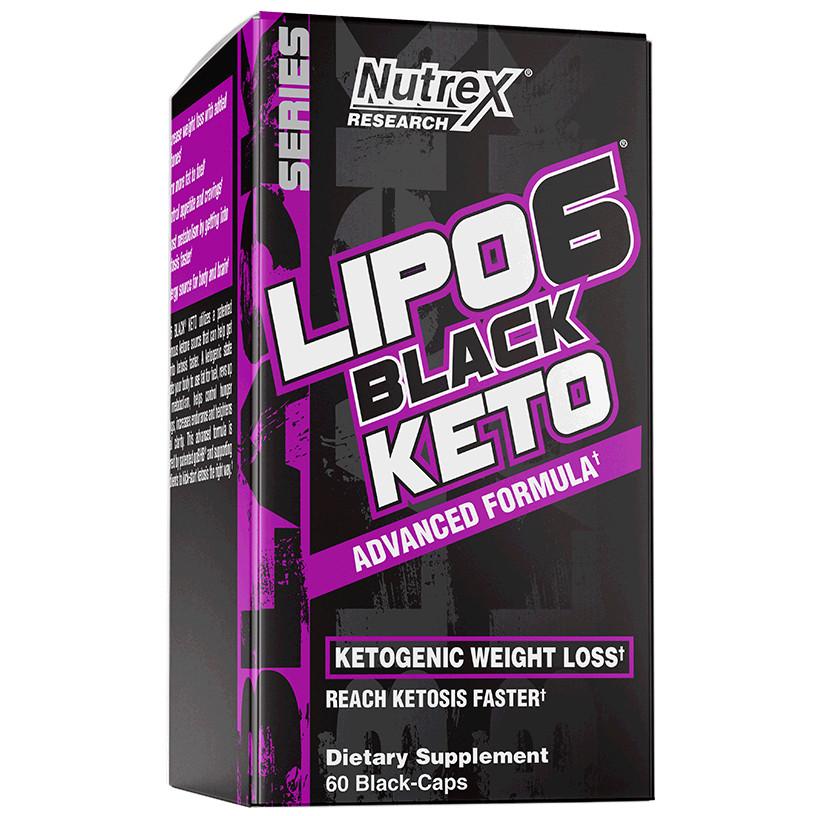 Жиросжигатель Nutrex Lipo 6 Black Keto Advanced Formula 60 капсул (00000027706)