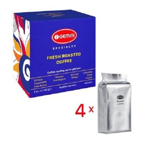 Дегустационный сет Gemini из 4-х сортов кофе 400 г