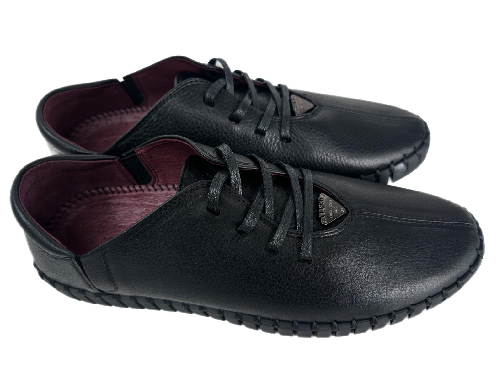 Мокасини чоловічі Prime Shoes шкіряні р. 44 Чорний (19-034-30130) - фото 2 Мокасини чоловічі Prime Shoes шкіряні р. 44 Чорний (19-034-30130) - фото 2