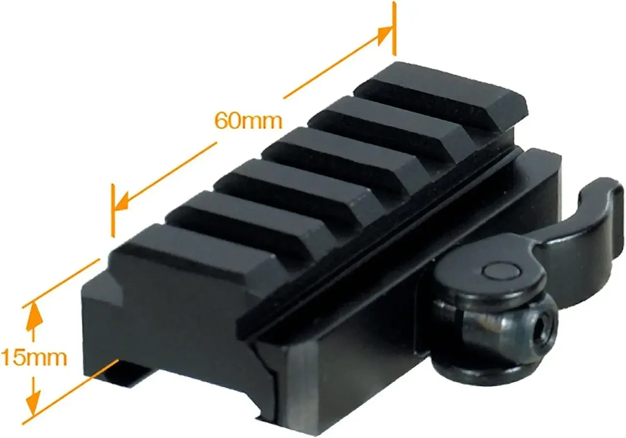 Компенсатор висоти Leapers Utg universal QD H 15 мм H 60 мм (030910) - фото 3 Компенсатор висоти Leapers Utg universal QD H 15 мм H 60 мм (030910) - фото 3