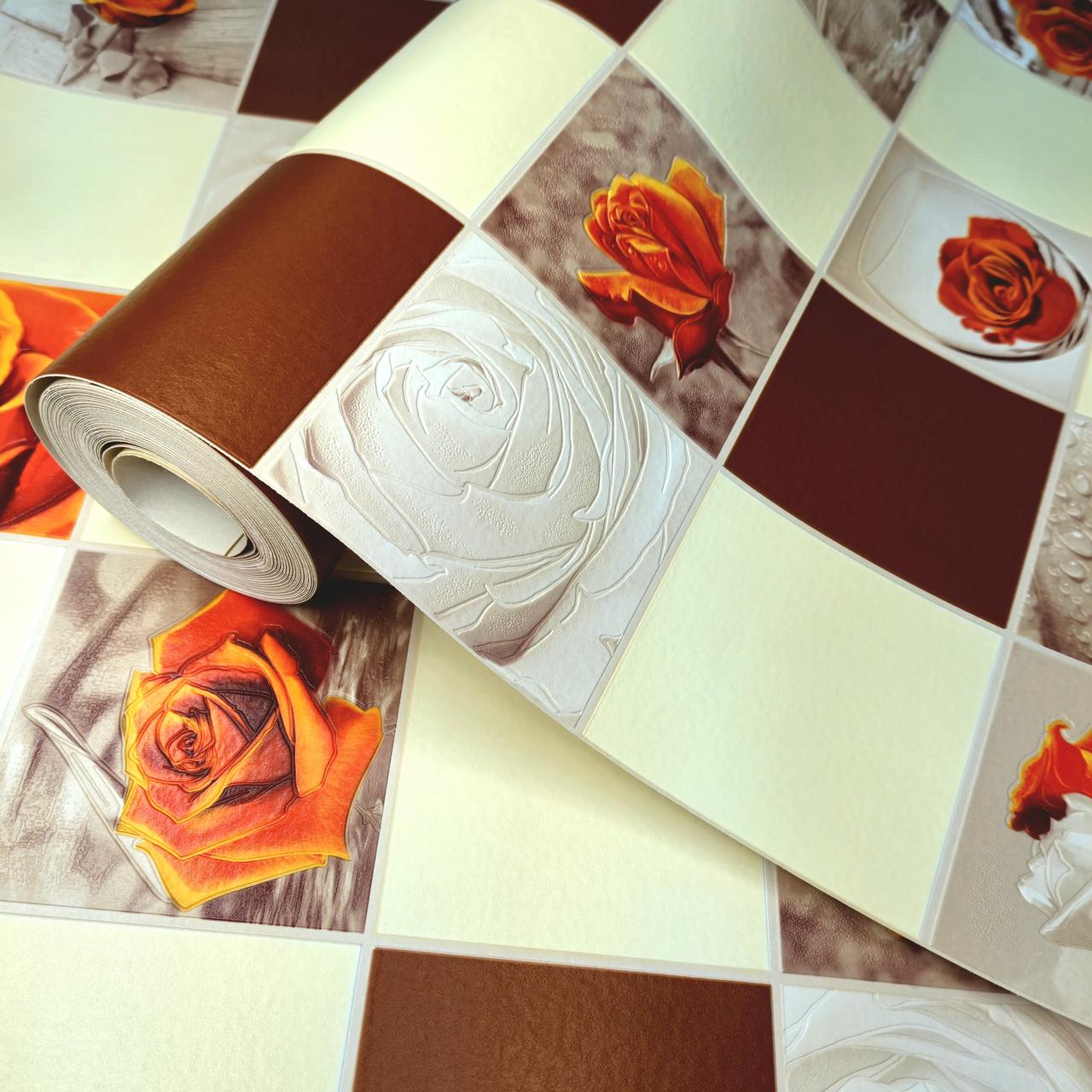 Обои виниловые Славянские обои 5507-12 с цветами для кухни/коридора/прихожей 10x0,53 м Бежевый (2499778883) Обои виниловые Славянские обои 5507-12 с цветами для кухни/коридора/прихожей 10x0,53 м Бежевый (2499778883)