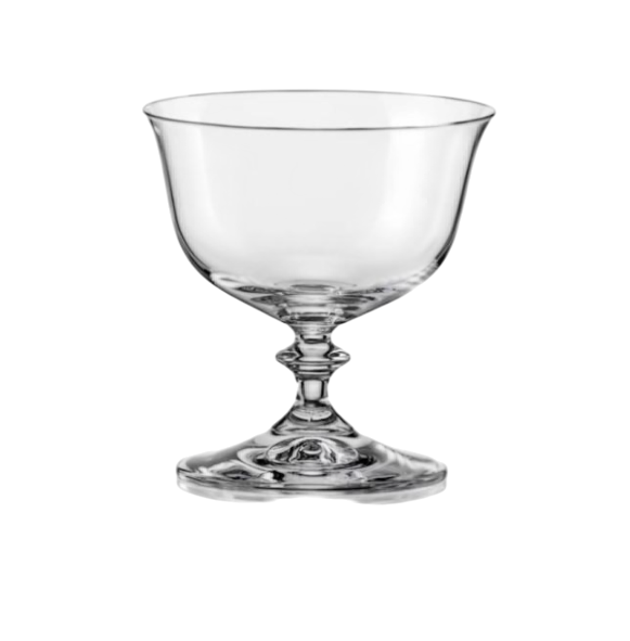Набір креманок із богемського скла Bohemia Angela 10,5 см 4 шт. (90171ded)