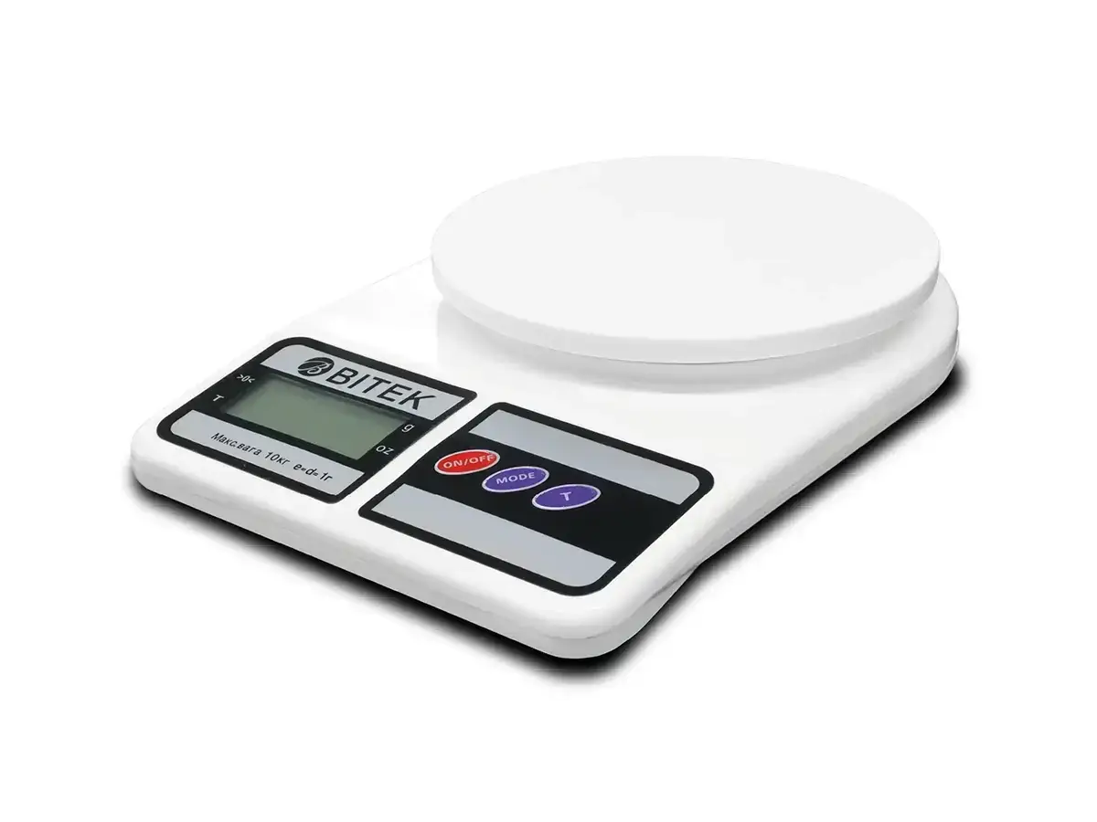 Весы кухонные BITEK BT-400/6935 электронные бытовые LED-дисплей 10 кг