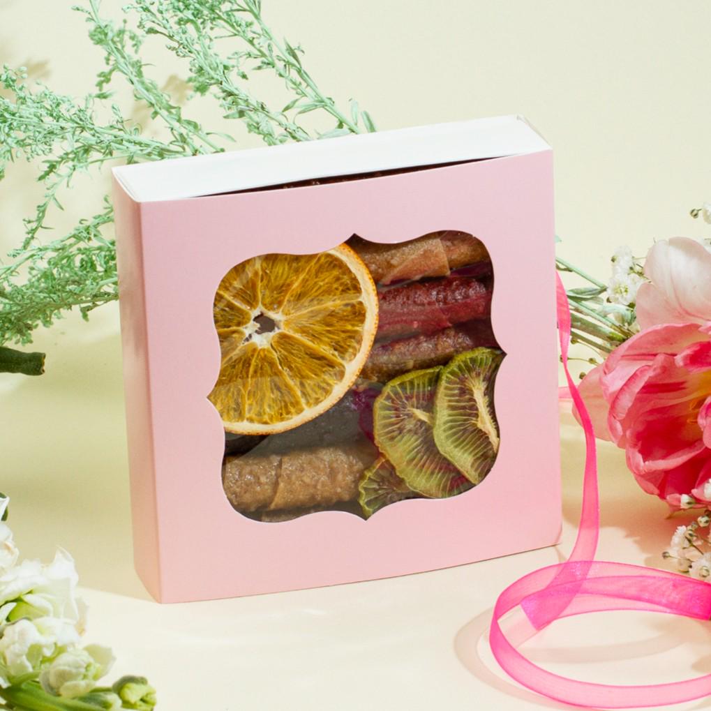 Набір пастили подарунковий Горіхова насолода 155 г Рожевий (FS-05022/6) Набір пастили подарунковий Горіхова насолода 155 г Рожевий (FS-05022/6)