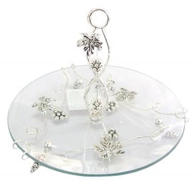 Фруктівниця кругла декоративна Grapes 30х30х23 см Фруктівниця кругла декоративна Grapes 30х30х23 см