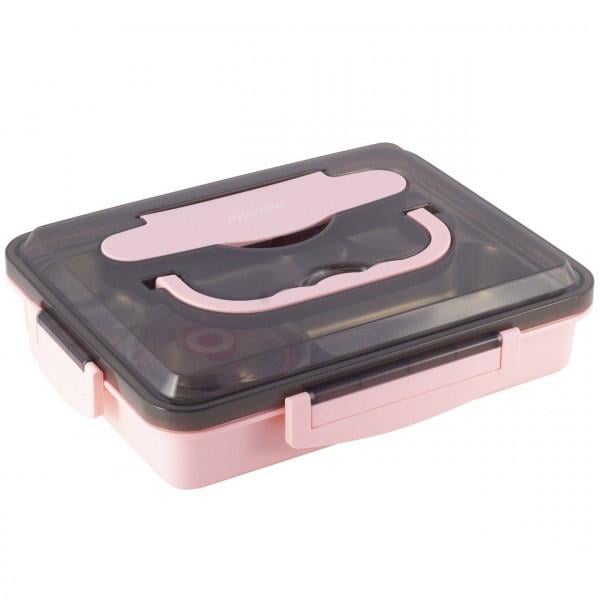 Ланч бокс Kamille KM-2144-PK 1 л Розовый (13729587)