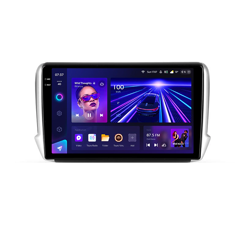 Автомагнитола штатная Teyes для Peugeot 2008/208 2013-2020 Android CC3 2K 6/128G Wi-Fi/4G