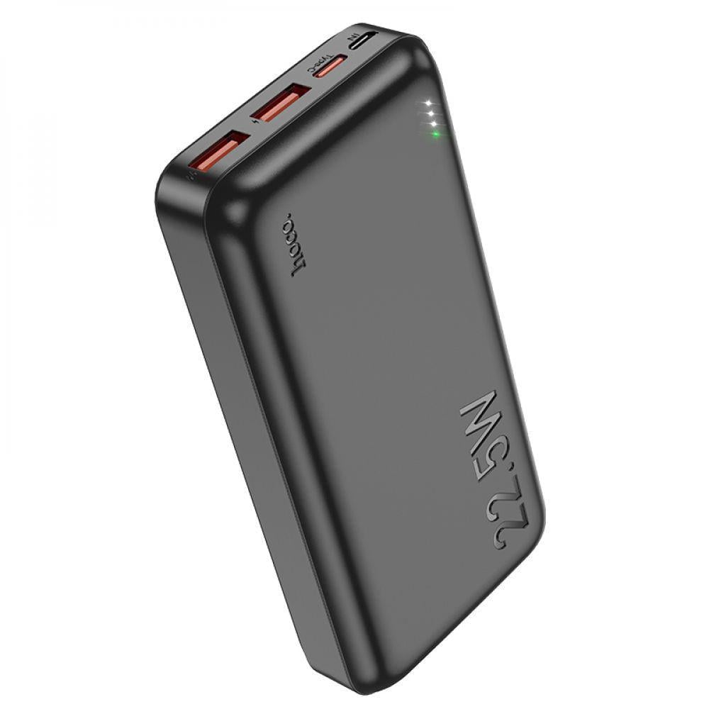 Повербанк Hoco J101A QC 3.0/PD/3A с быстрой зарядкой 20000 mAh 22,5 Вт Черный (c48bb7b7)