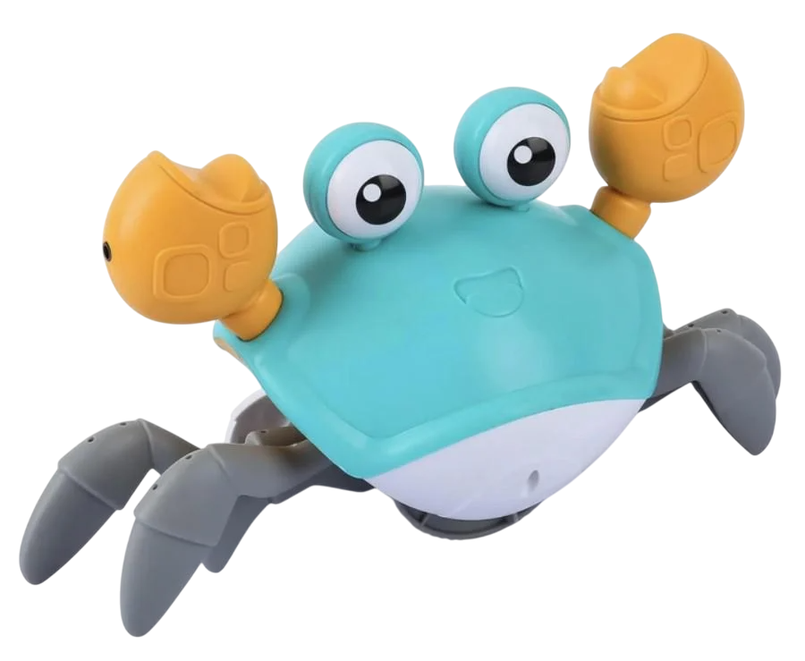 Іграшка для малюків інтерактивна на USB краб що бігає Блакитний (f0ba5dc0)