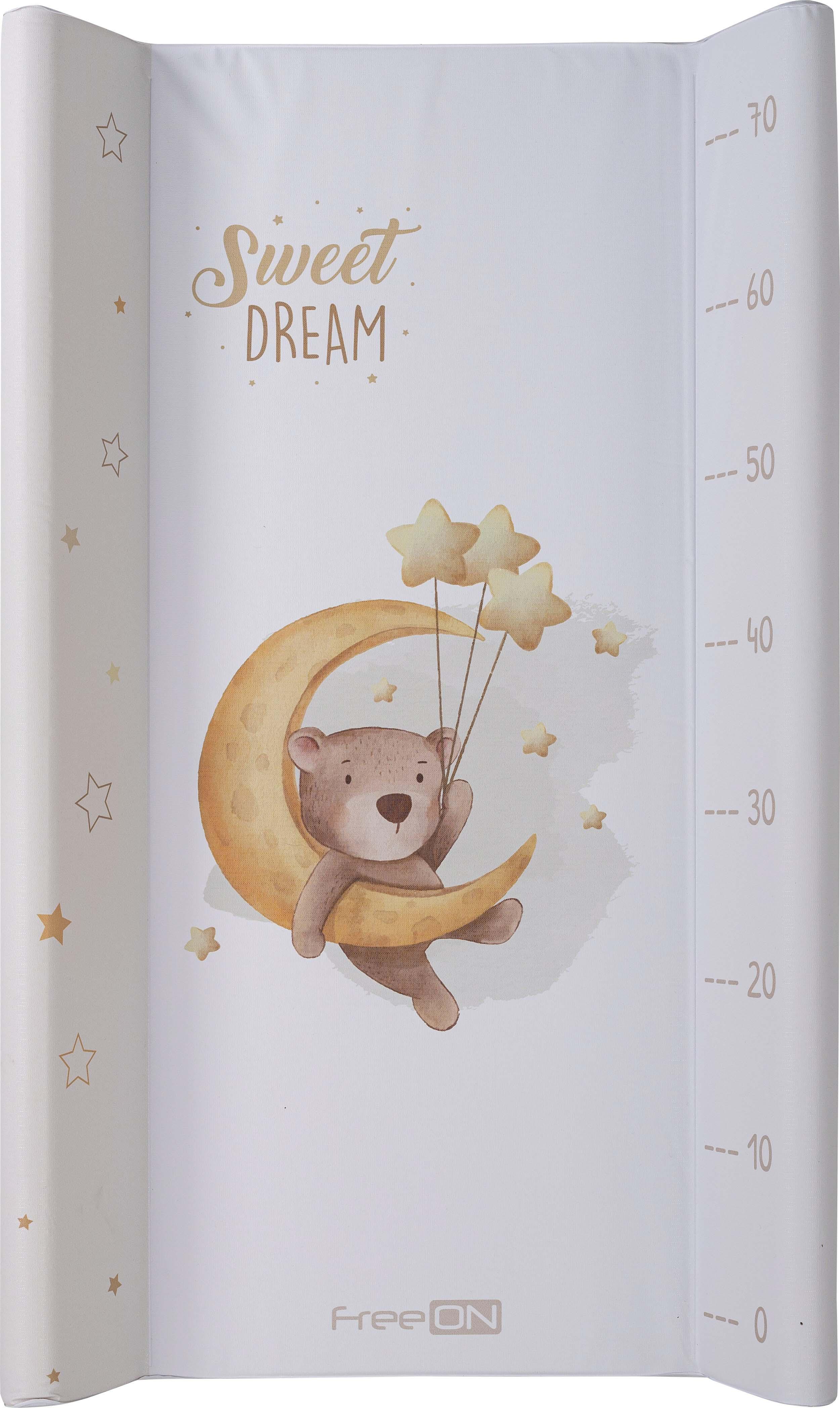 Килимок для пеленання FreeON Sweet dreams з укріпленим дном 50x80x10 см