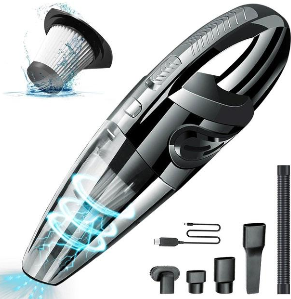 Пылесос для машин аккумуляторный с USB с кабелем - фото 5 Пылесос для машин аккумуляторный с USB с кабелем - фото 5