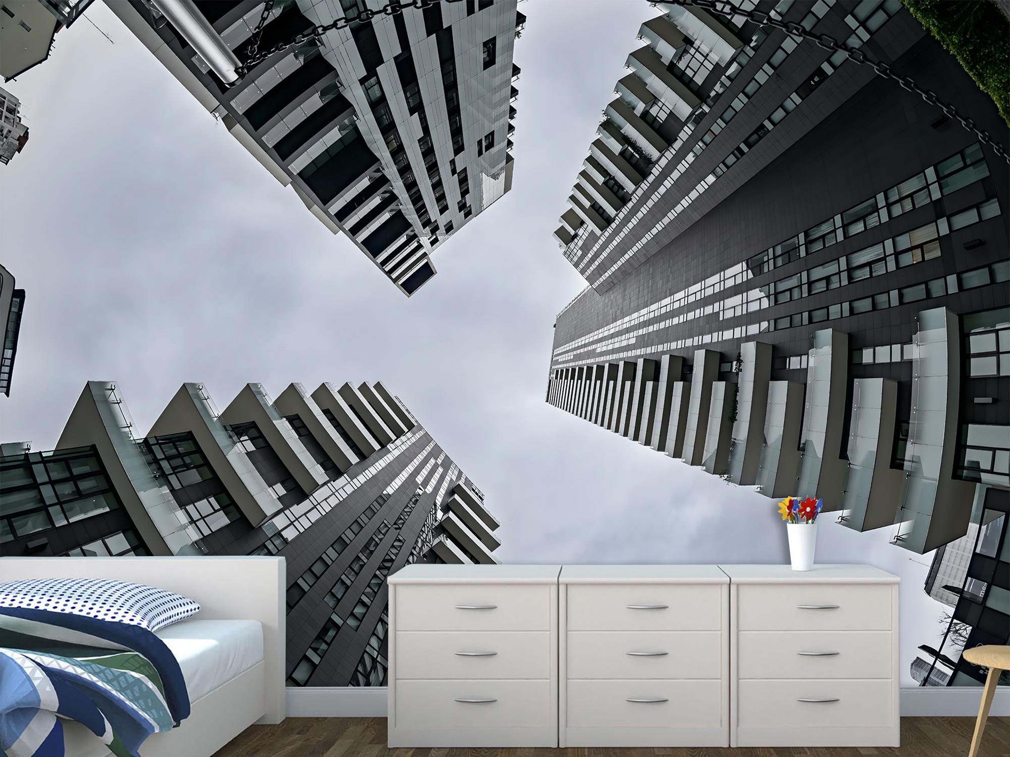 Фотообои флизелиновые Upstream Взгляд в небо среди небоскрёбов 230х153 см (SPF-165/3) - фото 4 Фотообои флизелиновые Upstream Взгляд в небо среди небоскрёбов 230х153 см (SPF-165/3) - фото 4