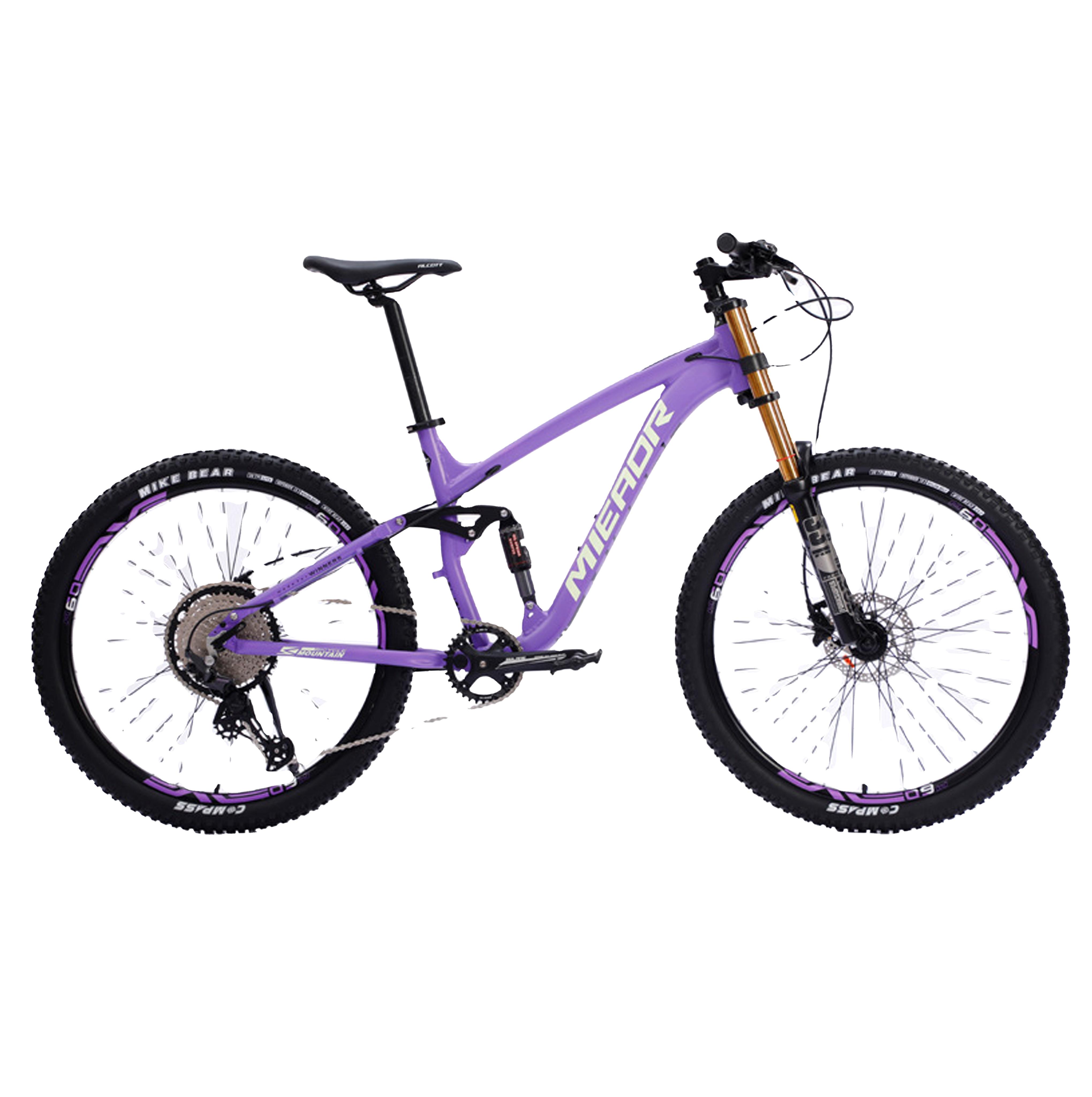 Велосипед ZXC-87 колеса 27,5" рама 17" Белый с фиолетовым (35692617)