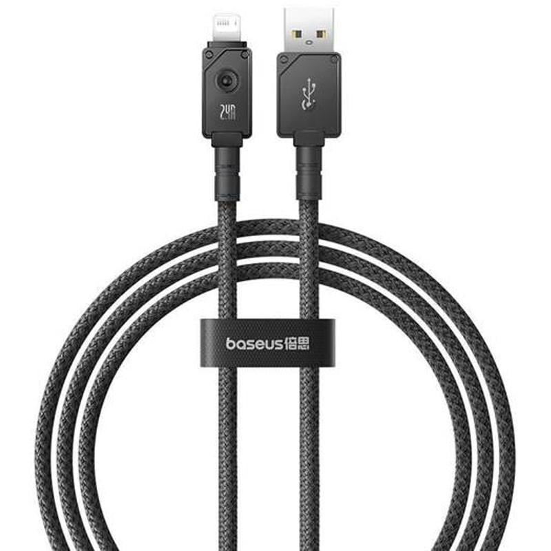 Дата-кабель BASEUS Unbreakable Series Fast Charging USB to Lightning 2,4A 1 м Black (00000066024_1)